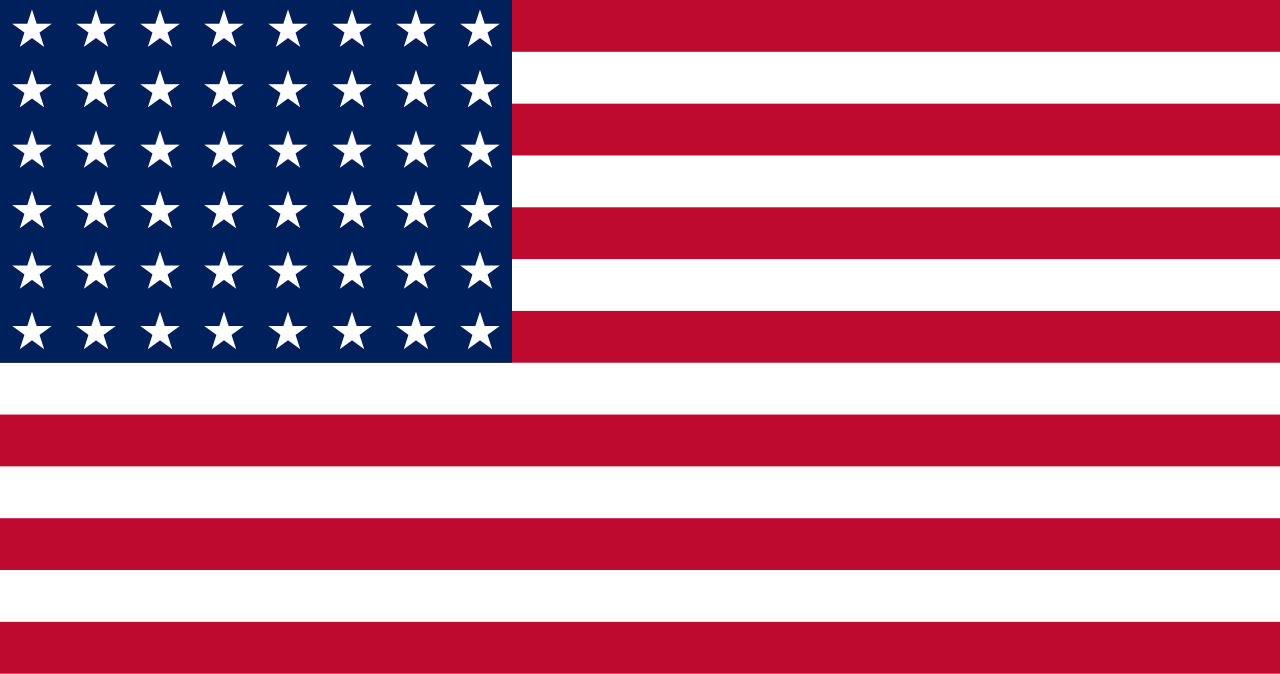 Flag of the United States 1912 1959.svg